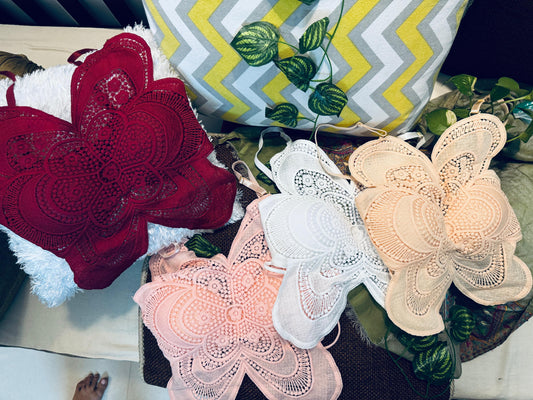 Lacy Butterfly Padded Top