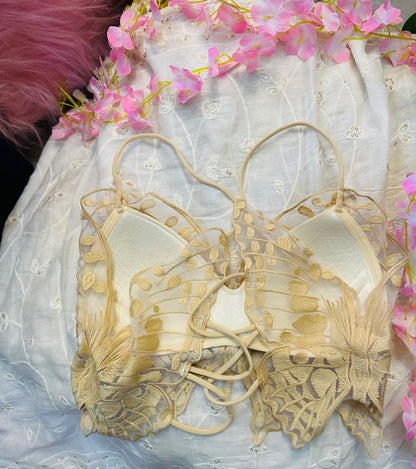 Beach Baby Padded Butterfly Net Top