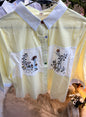 Cotton Striped Embroidered Designer Shirt