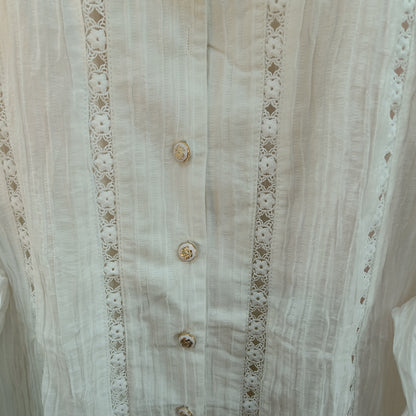 Pleated Cotton Designer Shirt