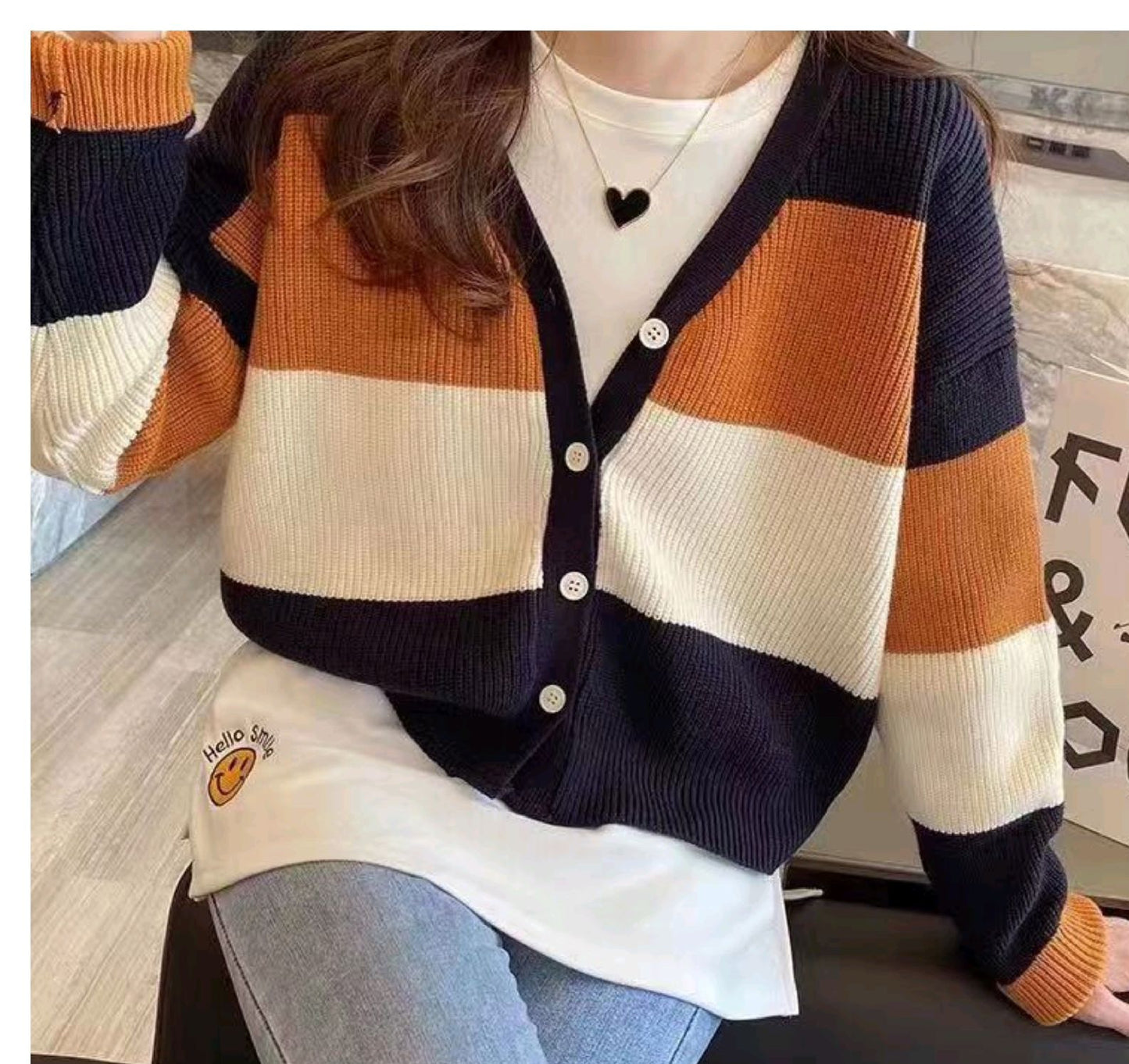 Triple Tone Sweater Shirt