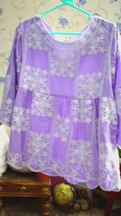 Petal Tapestry Blowse