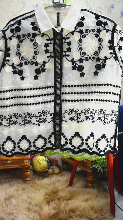 Our Pinteresty Shirt( Spiral Embroidery)